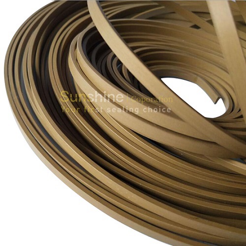 Or Jaune PTFE Bronze Roulement Bande D'usure