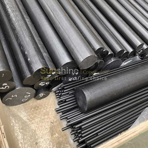 China 15% Graphite Filled PTFE Teflon Rod Bar